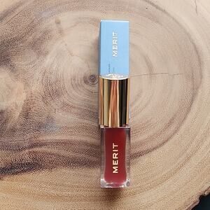 MERIT BEAUTY Shade Slick Tinted Lip Oil Shade Mapleton Full Size
